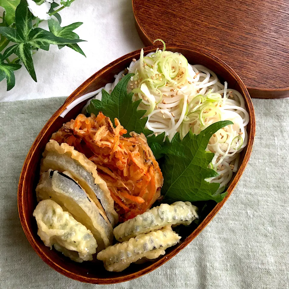 素麺と天ぷら弁当|あここさん