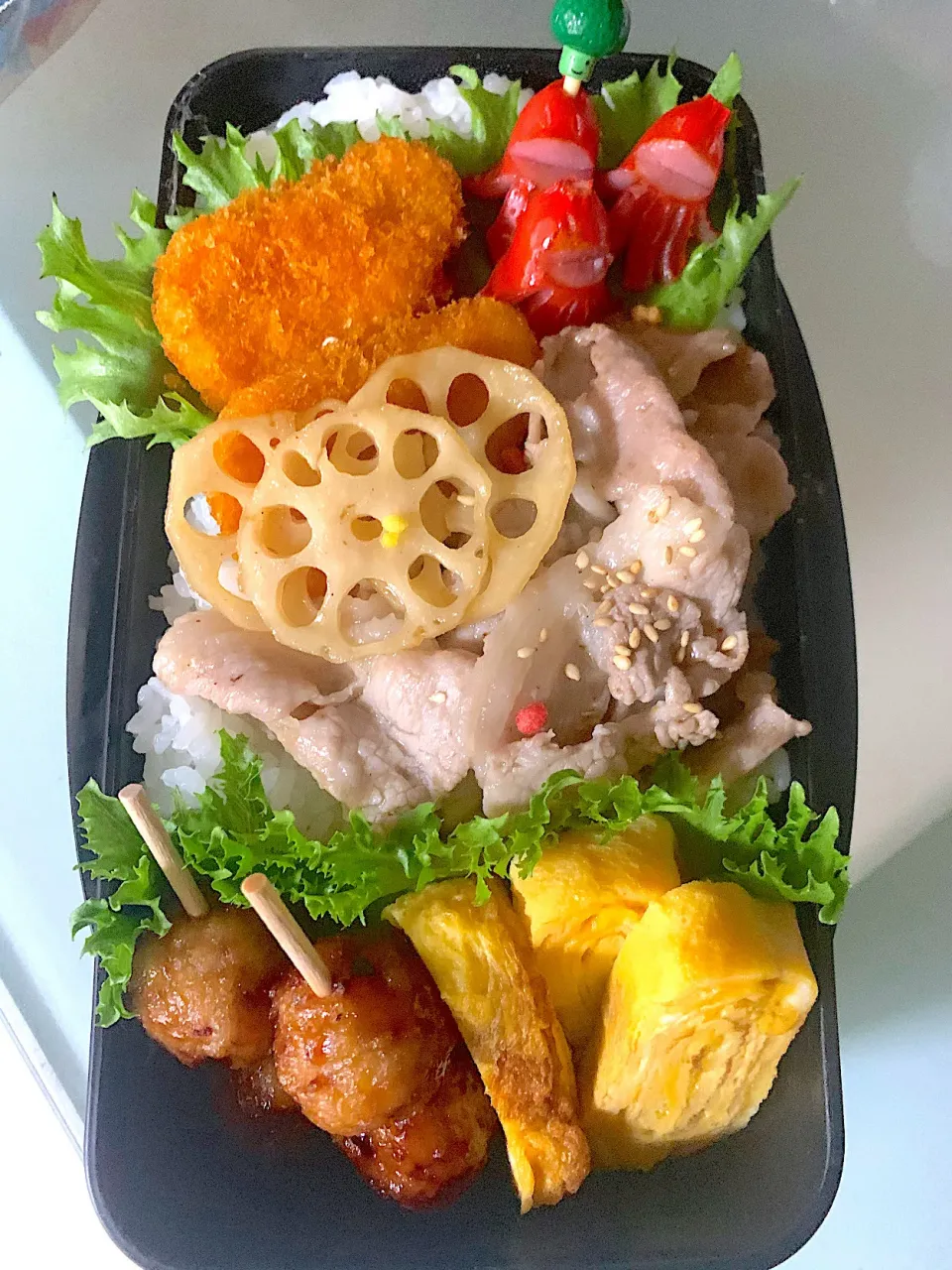 #むすこ弁当 
#蓮根きんぴら|Yukaさん