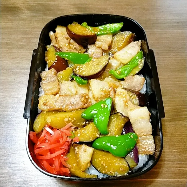 Snapdishの料理写真:味噌炒め弁当 6/18|ぴらさん