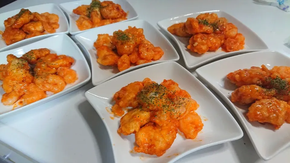 贅沢！鶏チリとエビチリ|さとぽんさん