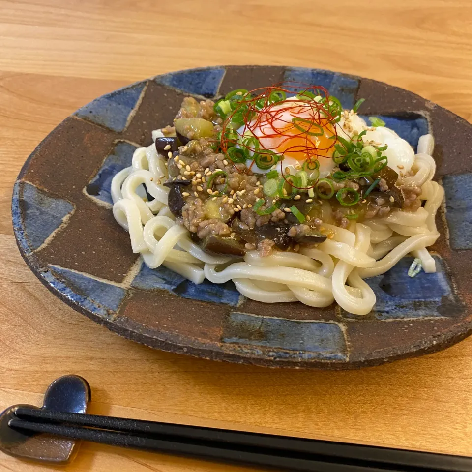 茄子のピリ辛肉味噌和え麺|non0619さん