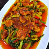 Sambal udang campur kangkung|Zieraさん