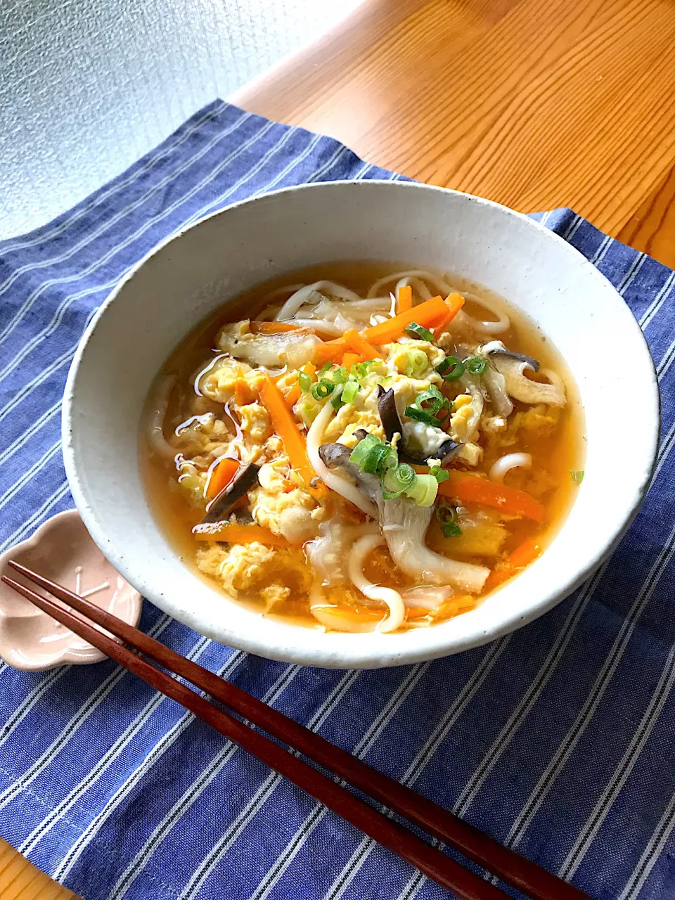 たまごと野菜のうどん|sayaさん