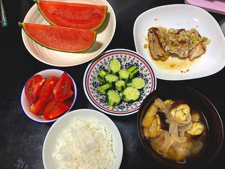 鶏のネギ塩ダレかけ|納豆あぶらあげさん