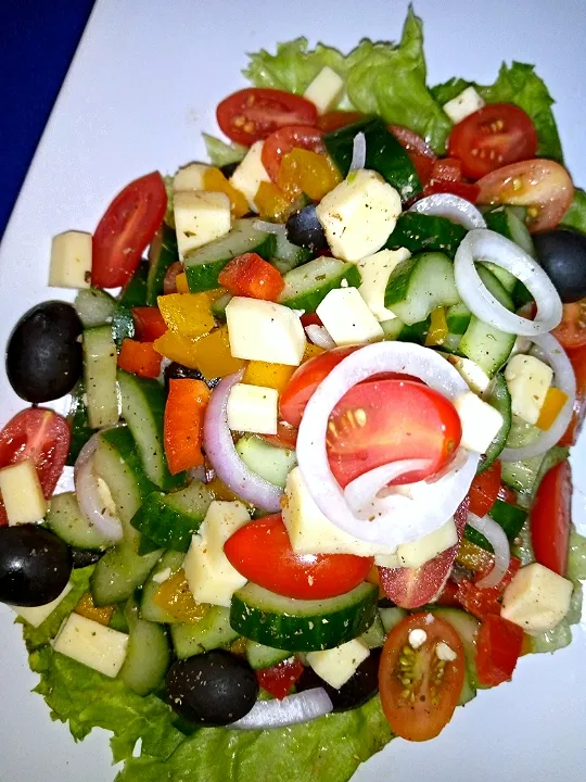 Greek salad|Lillian Nnyakanaさん