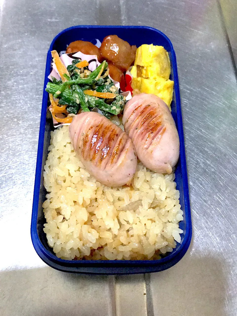 炊き込みご飯のお弁当♪|こーやさん