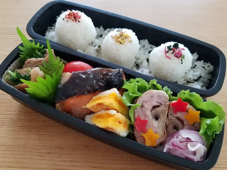 Snapdishの料理写真:旦那さん弁当|ひんひさん