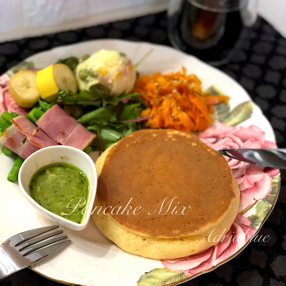お食事系パンケーキ 自家製パンケーキミックス Adriablue Snapdish スナップディッシュ Id Txdxta