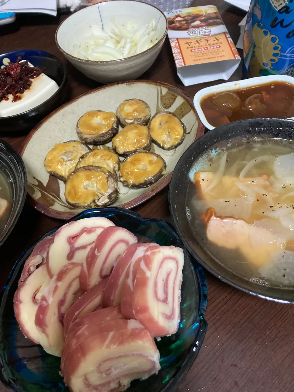 Snapdishの料理写真:6月19日晩ご飯。いろいろ週末居酒屋風。|あやさん