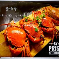 Salt-baked Crabs 🦀🦀🦀|prisciさん