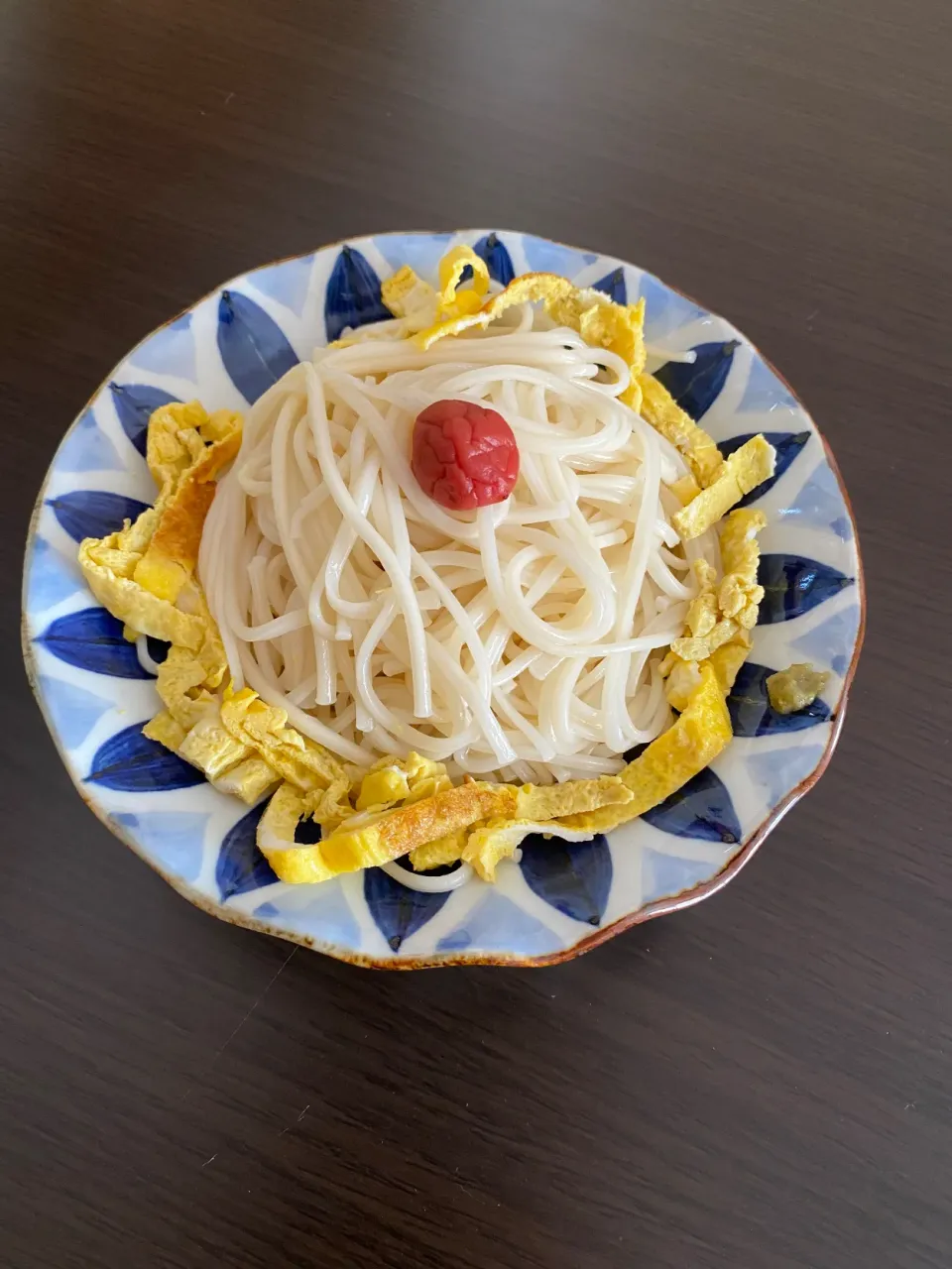 Snapdishの料理写真:日の丸素麺（半田素麺）|ちぐけんさん