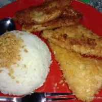 Chicken breast with Bread cramps|Shiela A. Suplagasさん