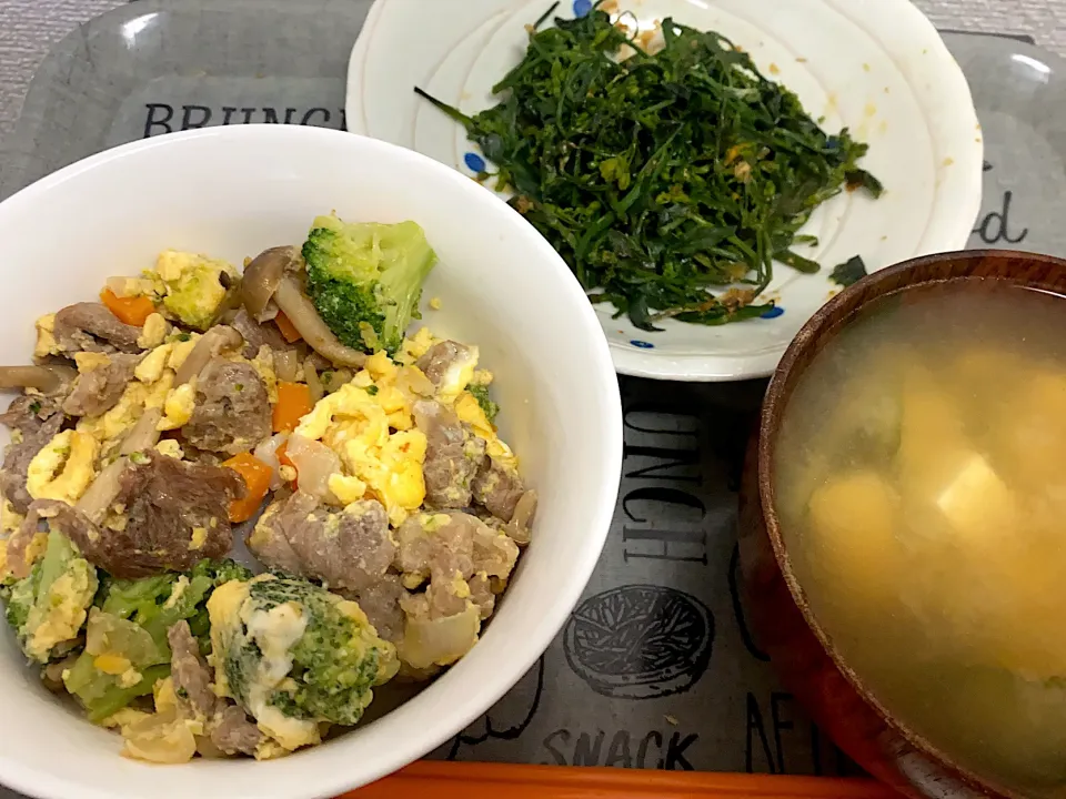 中華風玉子とじ丼！|あんこさん