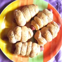 sausage bread roll|blackcherryさん