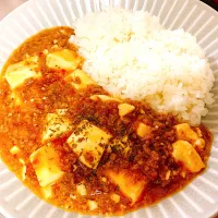 Snapdishの料理写真:麻婆豆腐ご飯添え|樹里さん