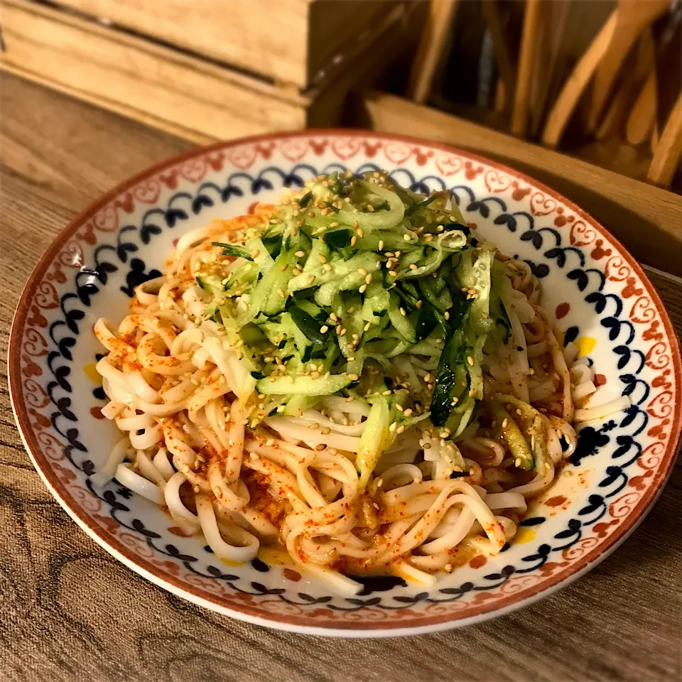 坦々麺風冷やしうどん|ゆきっちん(・8・)さん