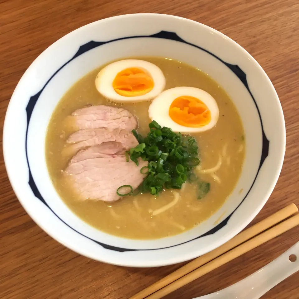 できた〜！麺以外は全部自家製🍜あのラーメン|くろあおさん