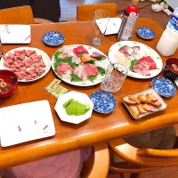 Snapdishの料理写真:父の日パーティー🍺🎉|cinnaさん