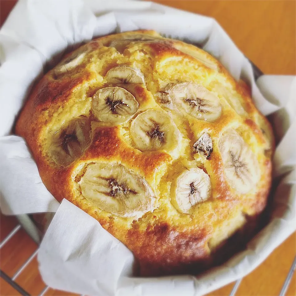 父の日にバナナケーキ|ちびろ菌さん