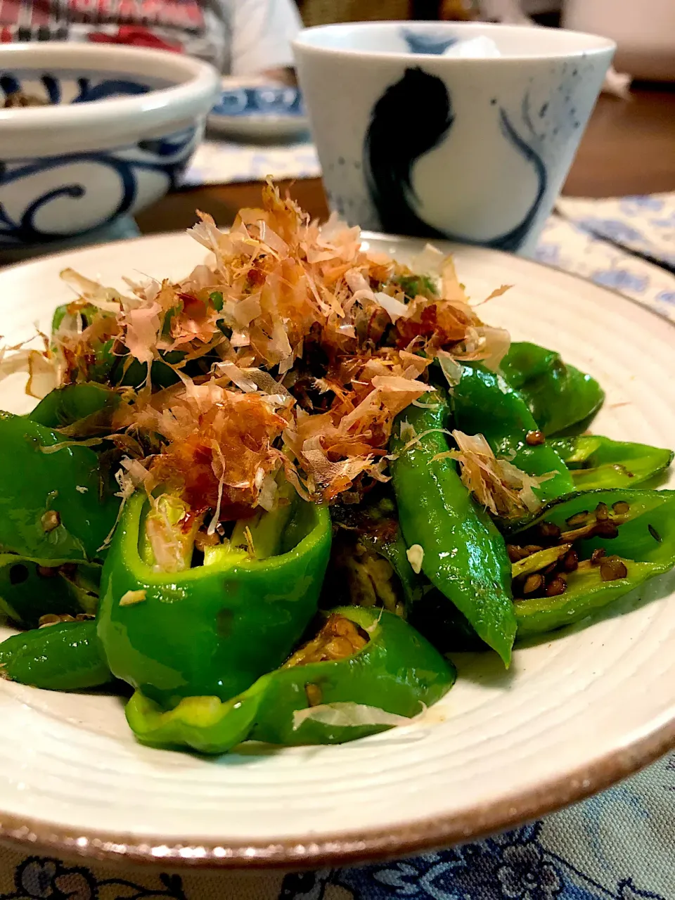 炒め万願寺唐辛子のおかか醤油|Norikoさん