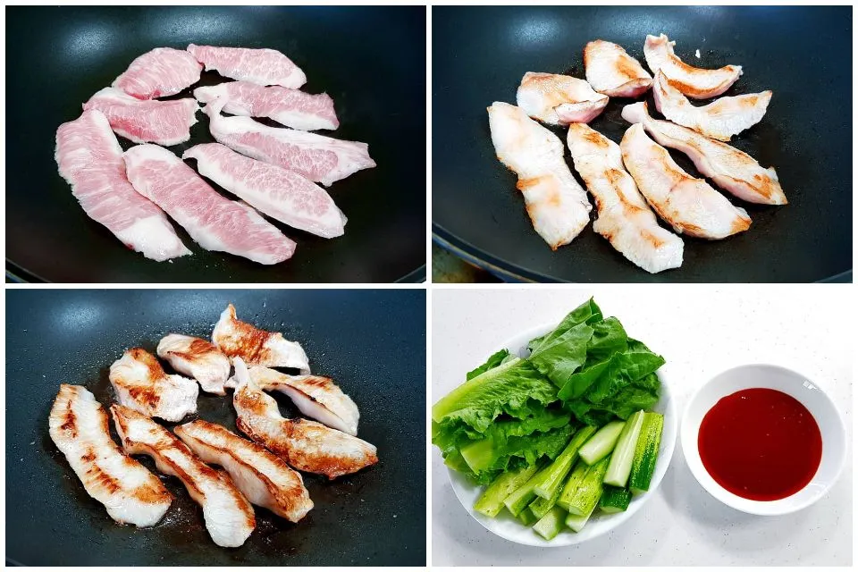 pan-seared pork neck|steven z.y.さん