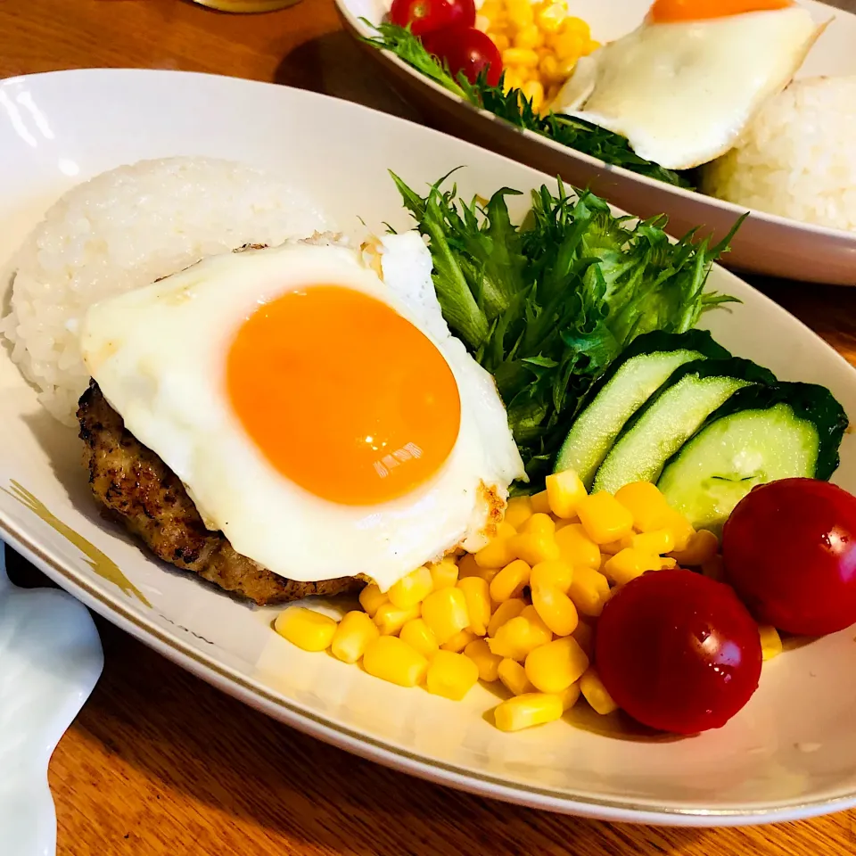 ロコモコ丼|いちごさん