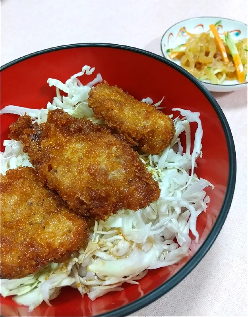 ☆今日の晩ごはん☆　ソースカツ丼|hamamaさん