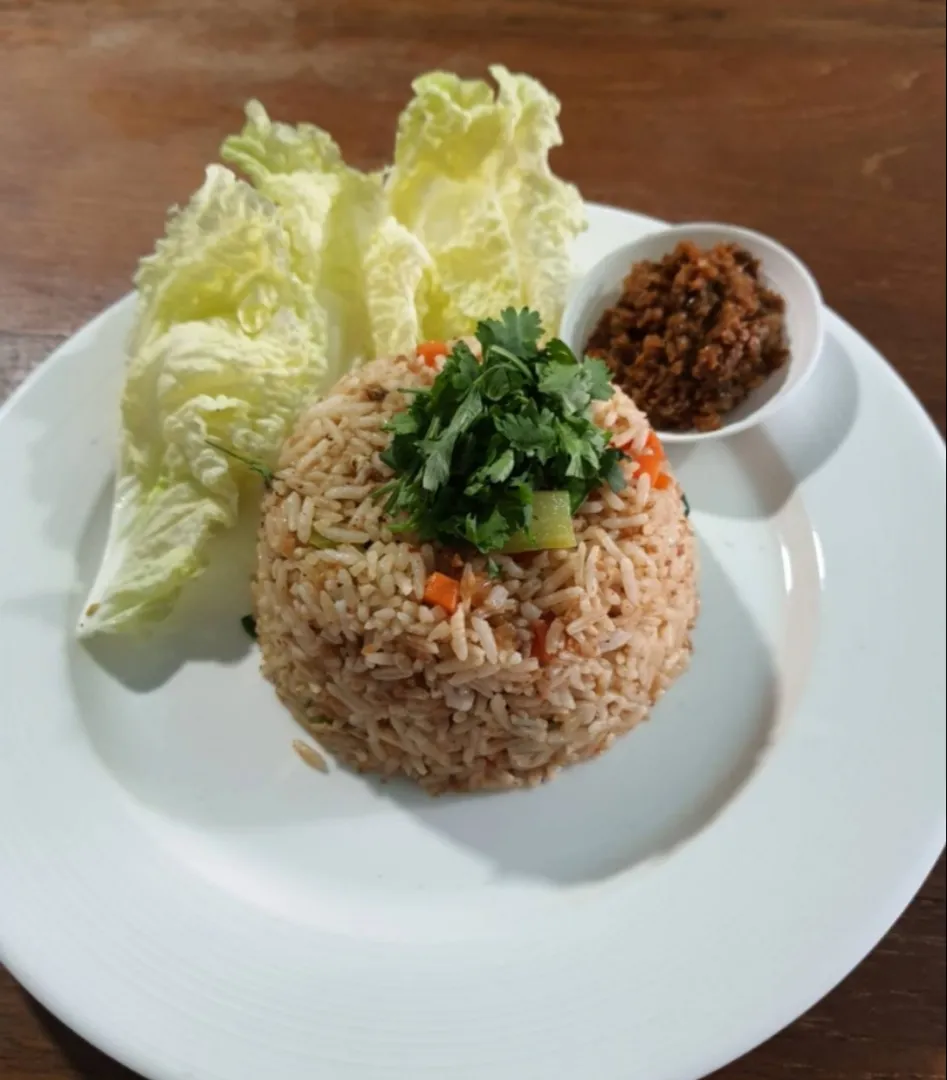 chili paste stirred fried rice|patcookingfeverパットさん