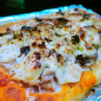 cheese burst egg sandwich pizza|Ankita Debnathさん