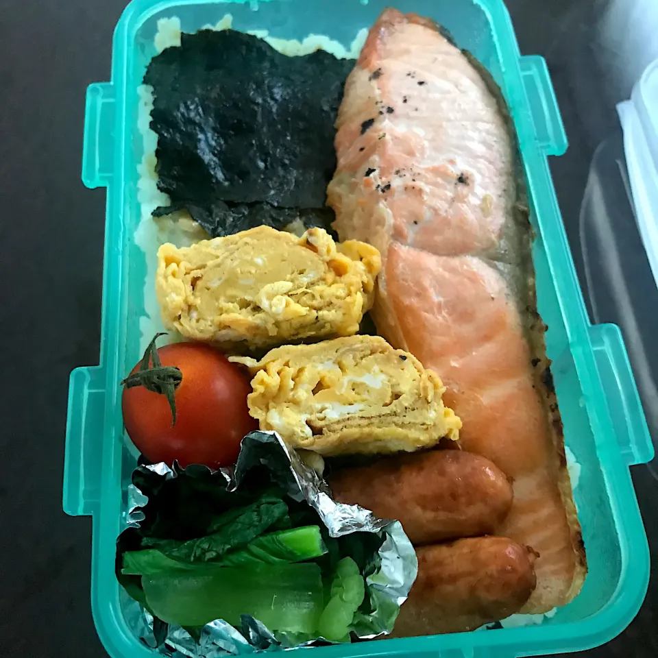 海苔シャケ弁当|純さん