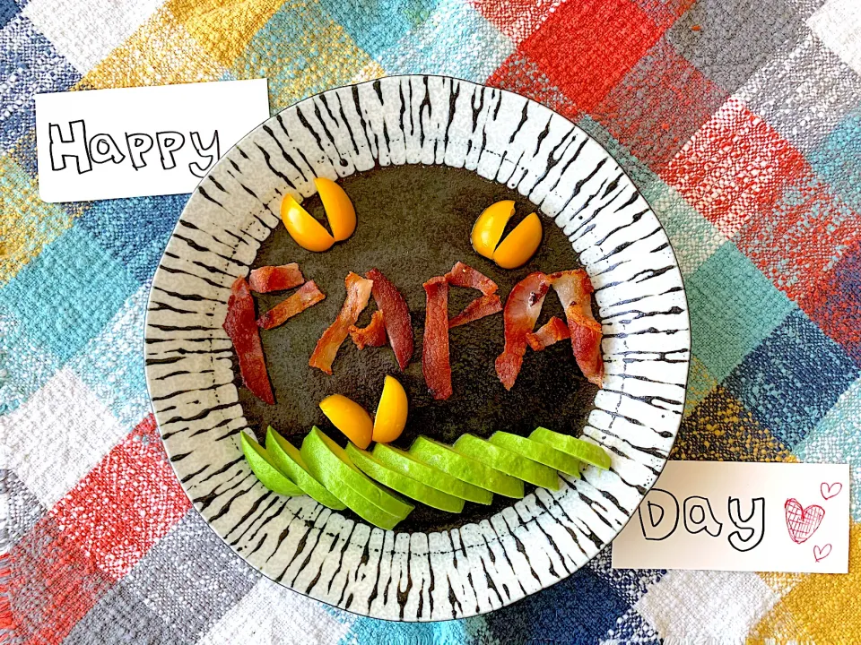 Father’s Day breakfast plate|Sayaka Jinsenji Huletteさん