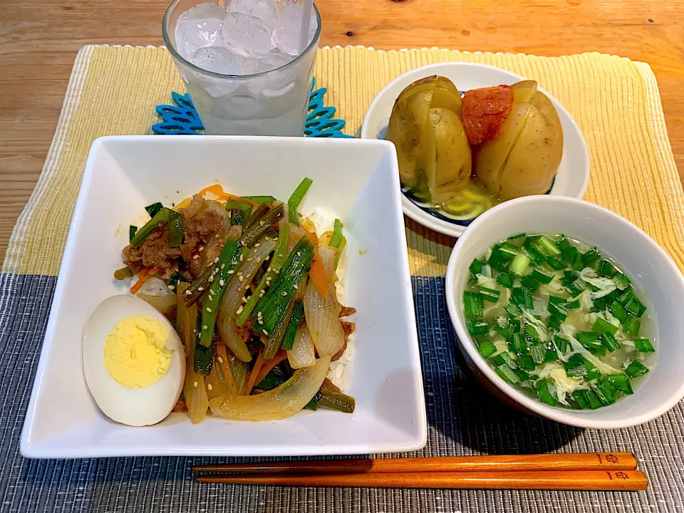 今日の晩御飯（R2.6.22）|え〜かさん