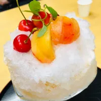 Snapdishの料理写真:スモモ・さくらんぼ🍧|momoさん