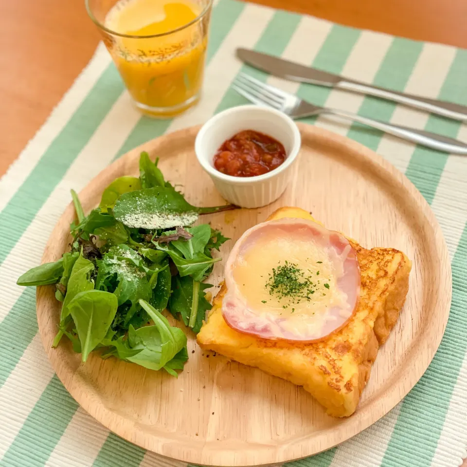 お食事系フレンチトースト|にゃん吉さん