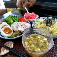 Snapdishの料理写真:つけ麺🐶