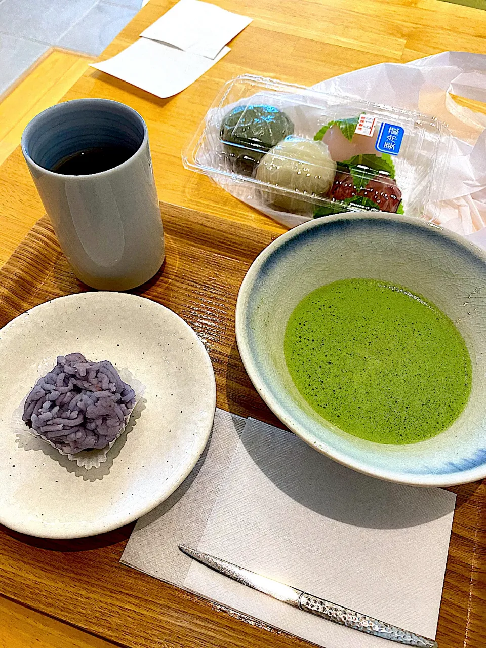 Snapdishの料理写真:お抹茶🍵生きんとん|ゆかりさん