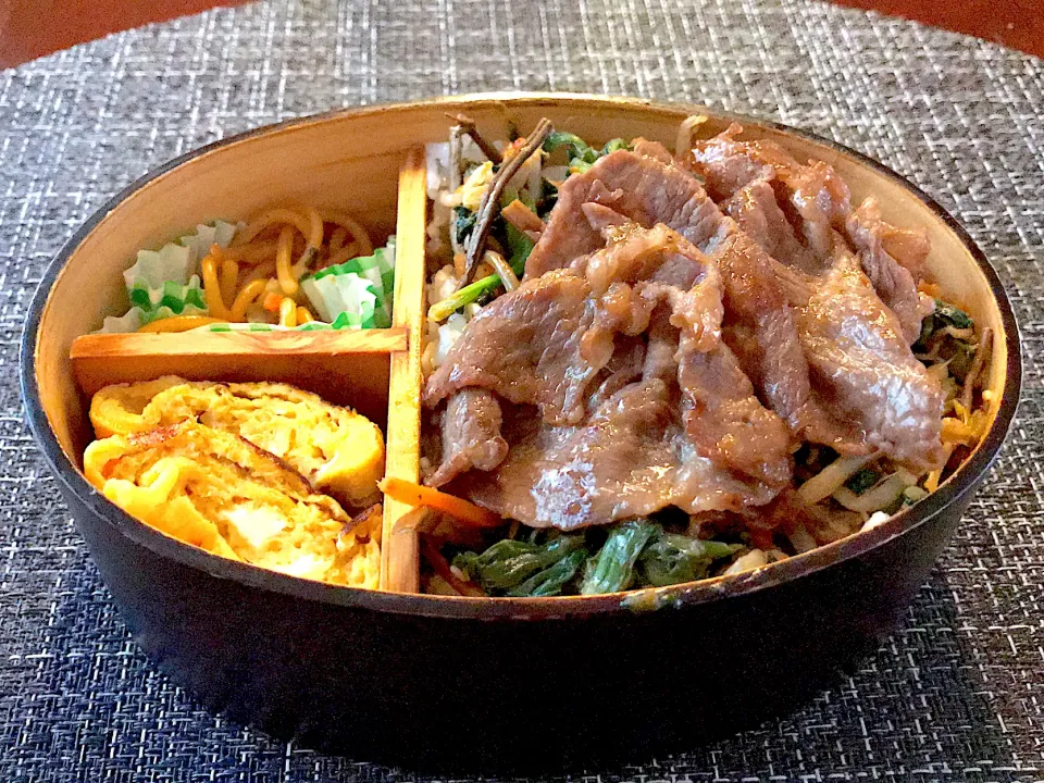 焼肉ビピンパ弁当|とみぃさん