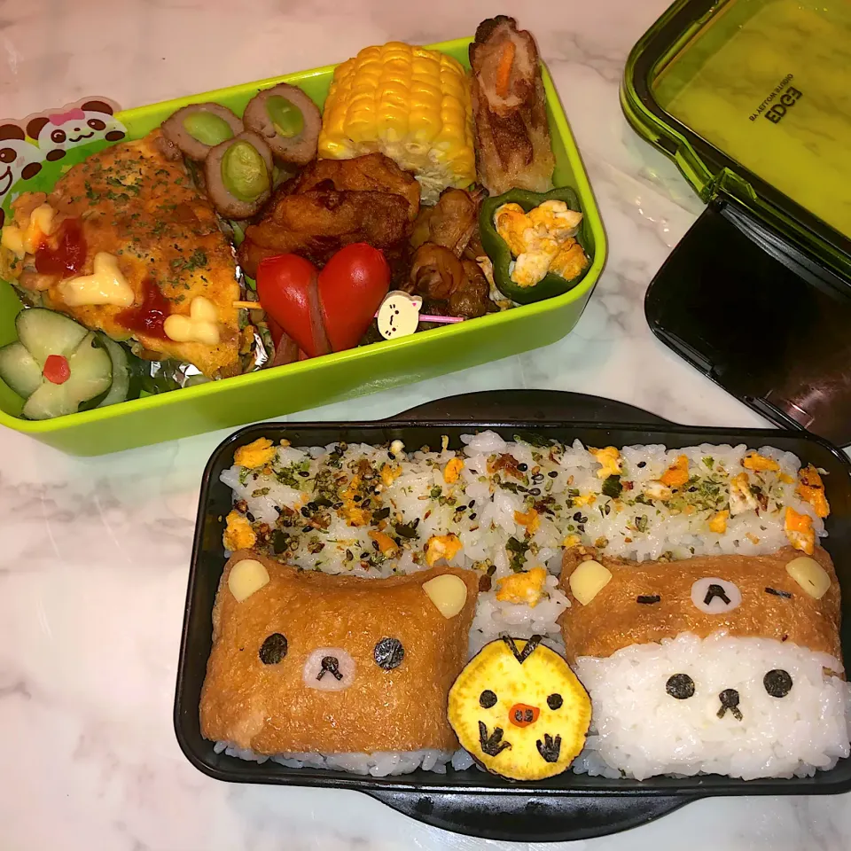 Snapdishの料理写真:リラックマお弁当🧸🍁|𝒚𝒖𝒓𝒊✿.*·̩͙さん