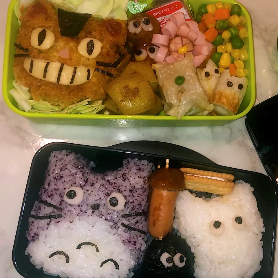 隣のトトロお弁当☘️🌰|𝒚𝒖𝒓𝒊✿.*·̩͙さん