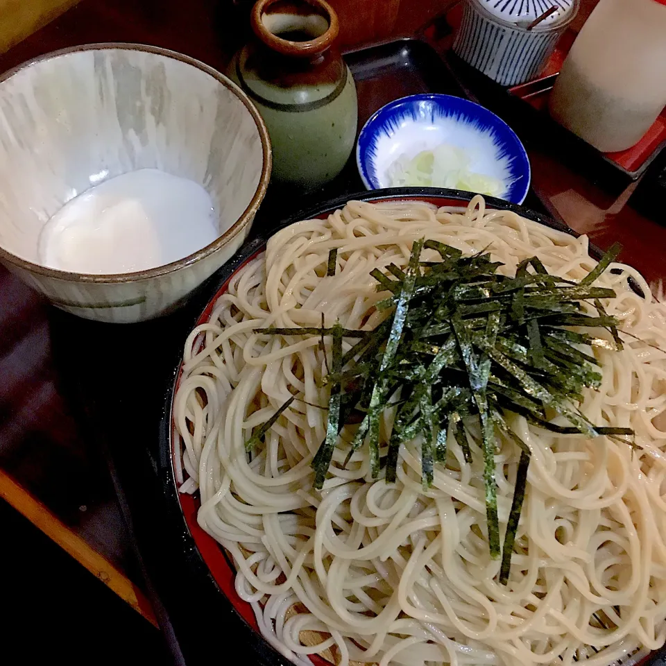 つけとろろそば大@相馬屋(月島)|塩豚骨さん