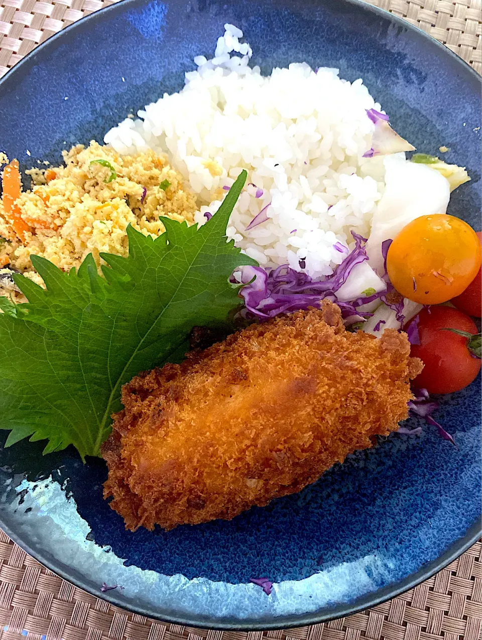 カニクリームコロッケ定食|mayuさん