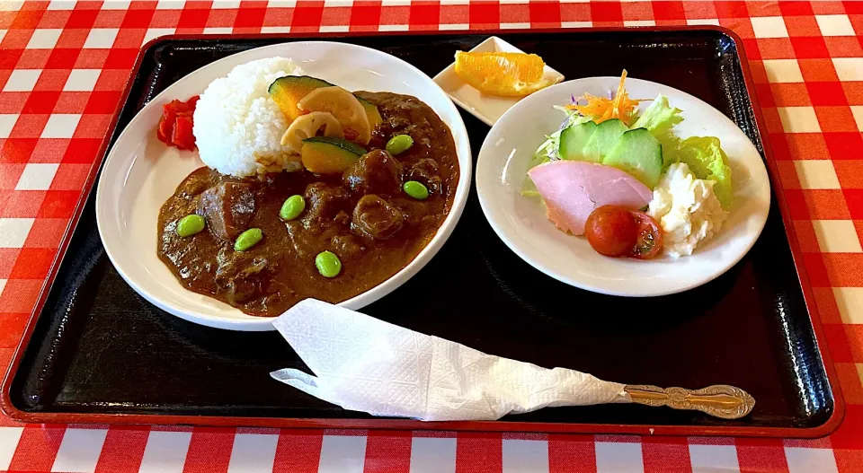 本日の賄い(6/23 夏野菜風カレー🍛)|かぴかぴさん