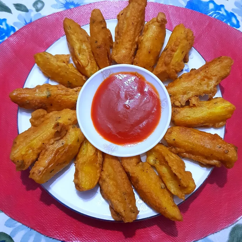 crispy Potato wedges|Rahima Akterさん