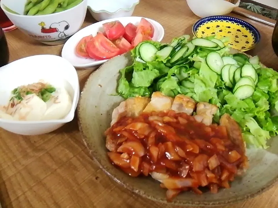 チキンステーキ
晩御飯|ミルコさん