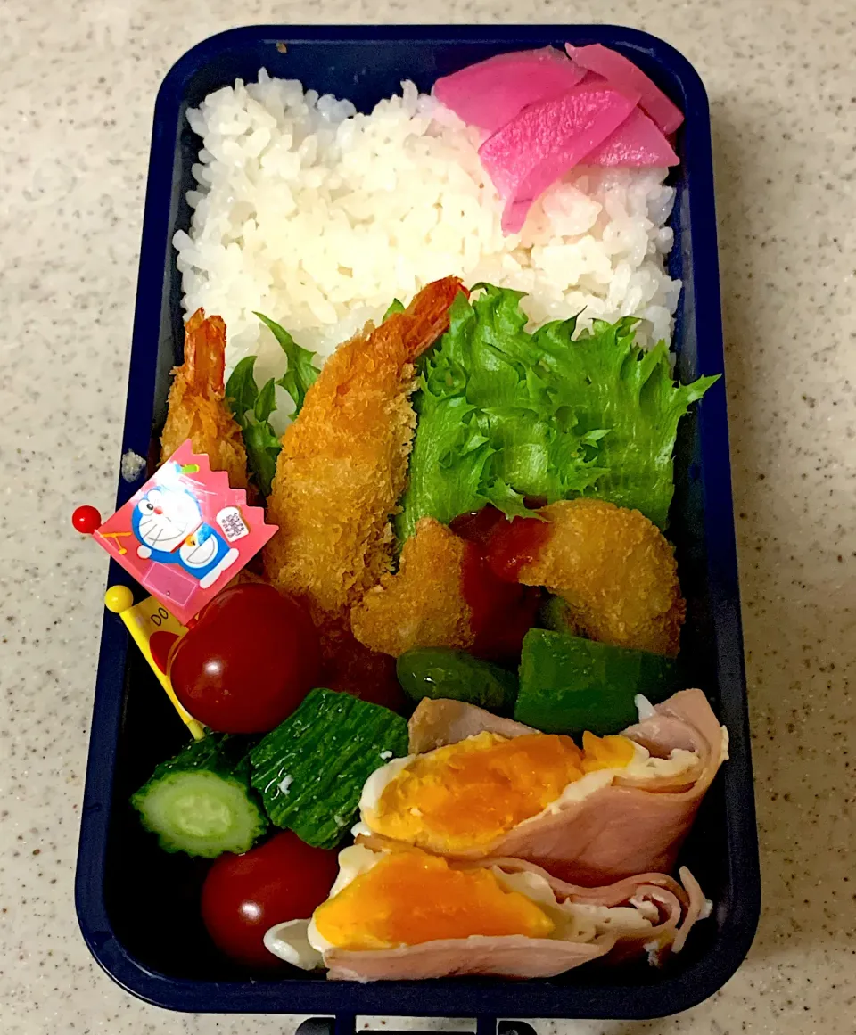 エビフライ弁当|besさん