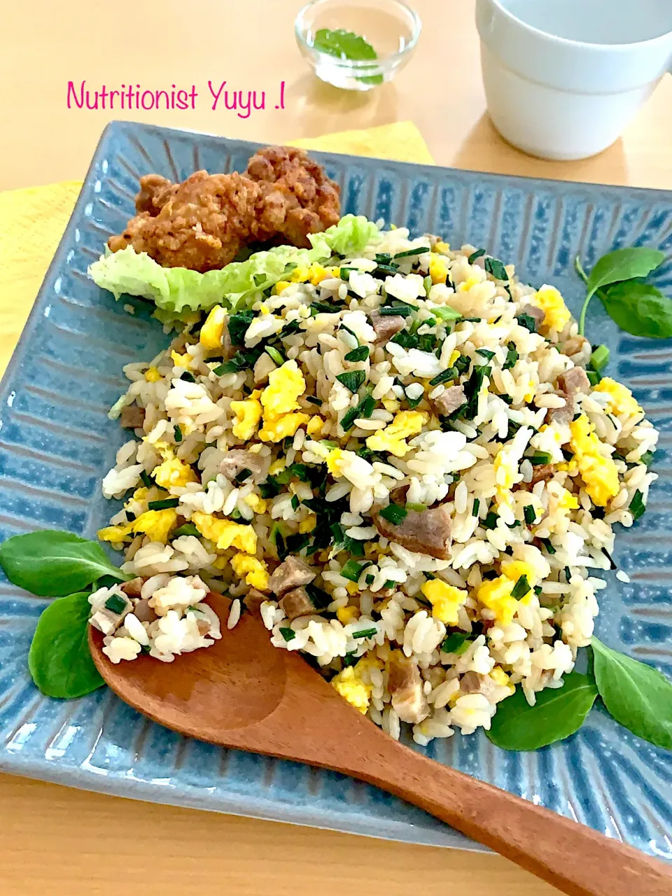 ニラと焼き豚のチャーハン|ゆーこどんさん