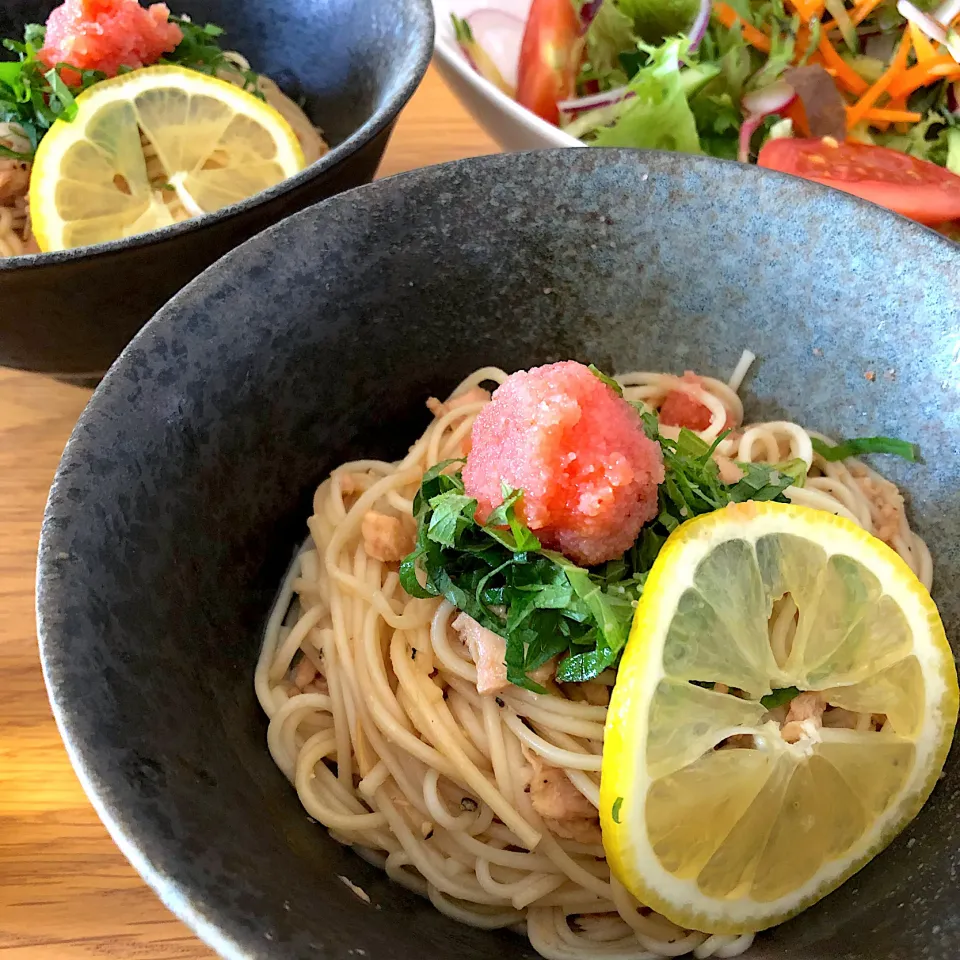 Snapdishの料理写真:ツナ缶素麺|あここさん