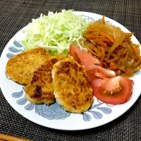 夜ご飯（ ¨̮  ）|りなさん