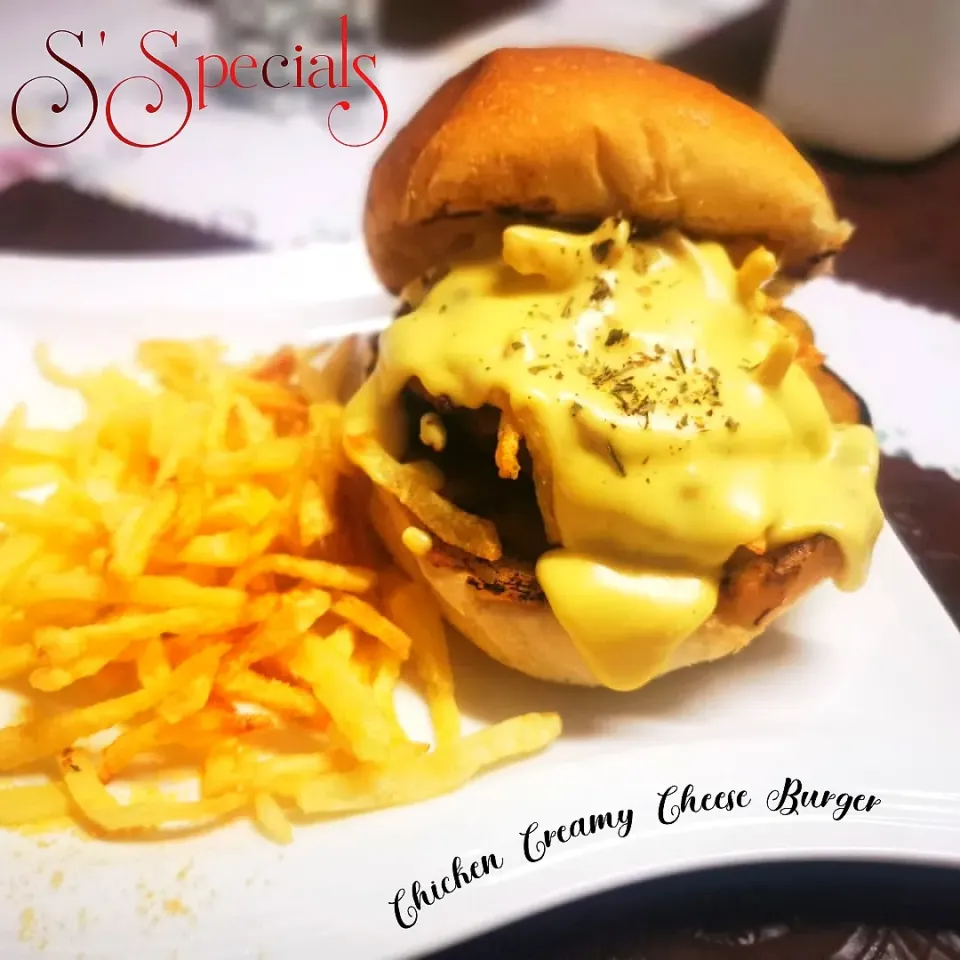 Chicken Creamy Cheese Burger|Snarne Gimoさん