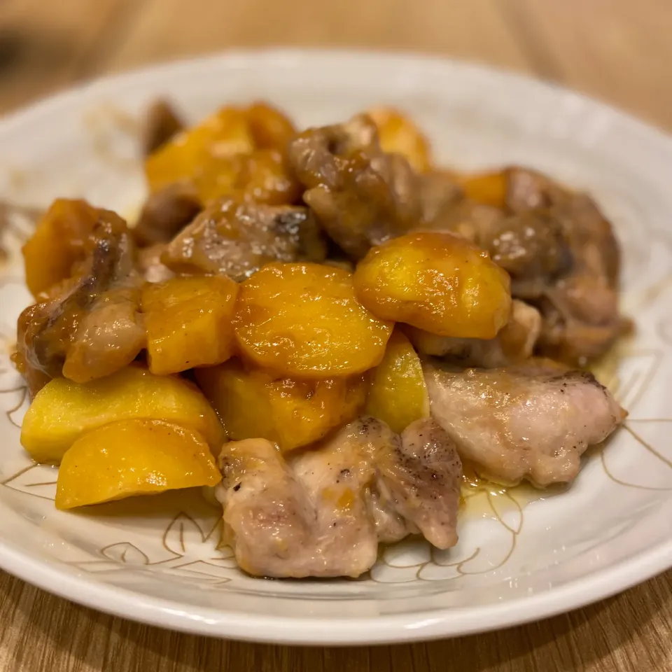 鶏肉とじゃがいもの味噌マヨ焼き|yuuukaさん